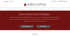 Desktop Screenshot of noblecapital.com
